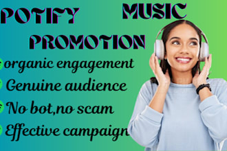 do organic spotify music promotion