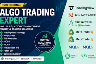 convert tradingview strategy to ninjatrader, thinkorswim, mql4, mql5