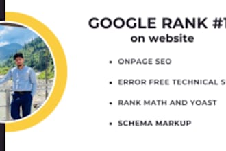 onpage SEO, fix error, improve google index, website review