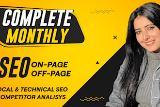 do on page and off page SEO for shopify, wordpress, and custom websites