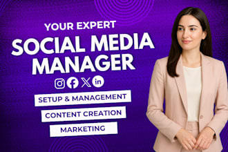 do social media management and social media marketing