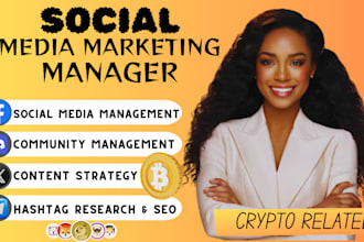be your crypto token web3 nft social media manager and crypto content creator