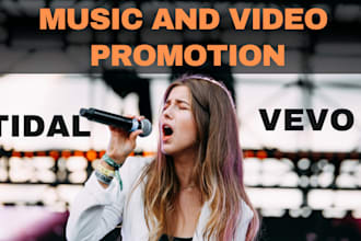 upload and distribute your music video on tidal vevo promotion