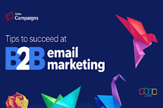 setup zoho or hubspot email marketing automation campaign and newsletter b2b