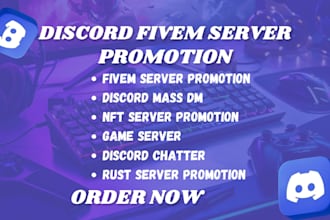 do discord mass dm, rust server promotion, fivem, dayz, roblox, game server