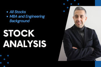make financial stock analysis including valuation, and forecast