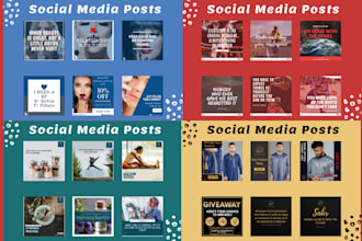 design engaging social media posts for facebook and instagram