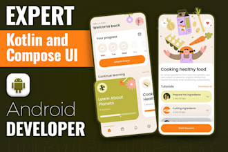 develop a professional android app using kotlin and jetpack compose