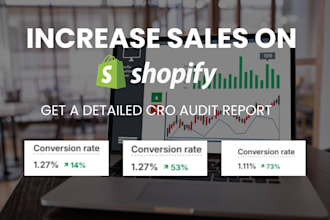 increase shopify sales by doing conversion rate optimization cro audit