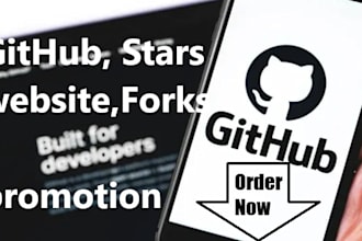 do github website promotion, github to gain stars, fork, repo traffic, watchers