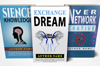 do amazing  kindle book cover or ebook cover design  samples