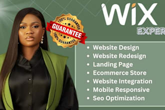 wix landing page wix website redesign wix website design wix website redesign