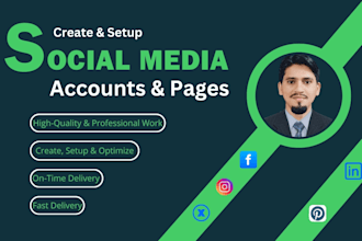 create, set up, and optimize your social media profiles