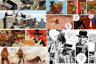 do graphic novel comic book illustration cartoon character storyboard nsfw comic