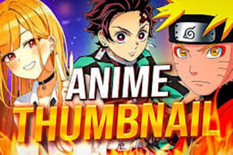 be your manhwa, manga, podcast, youtube and anime thumbnails artist