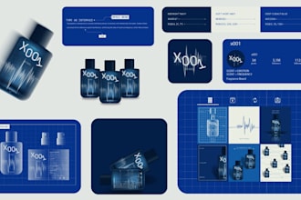 design a professional and minimal brand identity kit