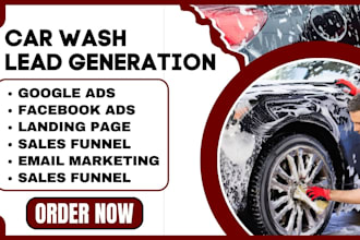 generate car wash lead car dealership lead car rental lead car detailing website
