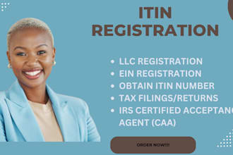 help you get itin number as irs caa