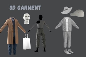 3d garment cloth animation garment clo3d fashion marvelous designer second life