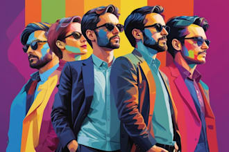 create your photo into awesome wpap pop art