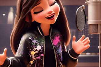 sing and produce custom songs for game intro, ads, background music
