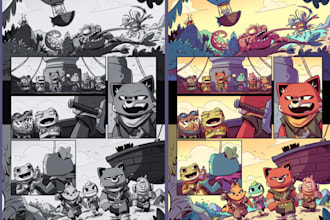 do catchy nsfw comic page comic book comic storyboard cartoon comic illustration