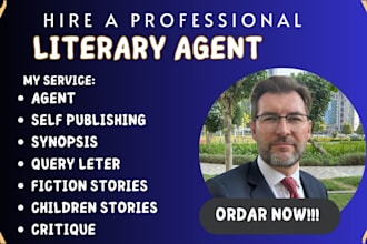 find literary agent for fiction book, movie script, children book, screenplay