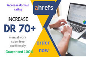 increase domain rating aherfs DR using high authority dofollow seo backlinks