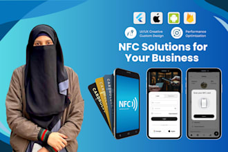 develop nfc android, ios, flutter application
