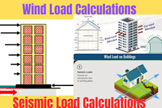 do wind load and seismic load calculations