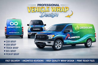 do vehicle wrap, van wrap, food truck wrap, car wrap, van wrap design, triler