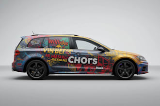 attractive car wrap design and vehicle wrap design