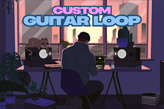 create chill electric guitar loops lo fi