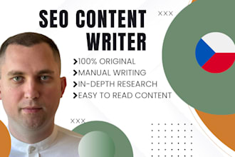 professionally write content in czech