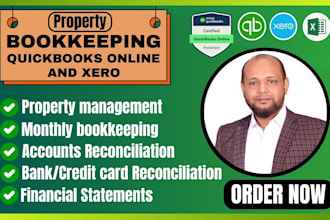 do real estate property bookkeeping on quickbooks online and xero