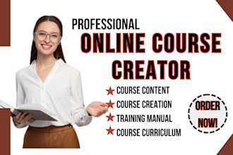 do ebook online course content, life coaching program curriculum, video creation
