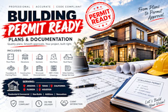 do building permit ready for arizona, texas, california, florida, houston