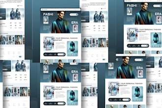 develop ai shop website, ai clothing website, ai fashion website, ai model site