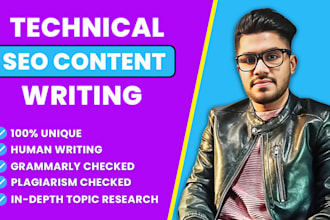 be your SEO website content and technical content writer