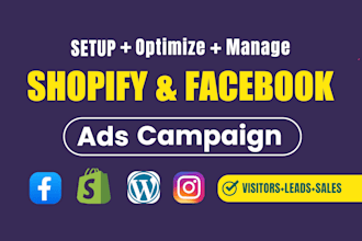 do shopify facebook ads campaign, instagram ads, advertising, meta ad manager