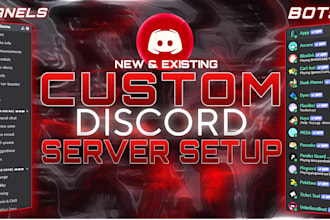 set up or optimize your gaming, nft, or community discord server