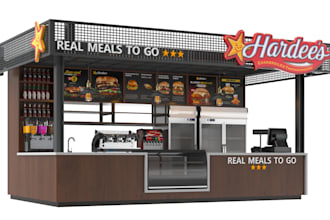 design food truck, food cart wrap, food stall, food van, food trailer wrap