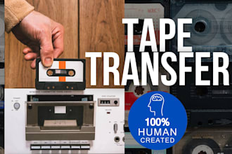 transfer your audio cassette tape to digital