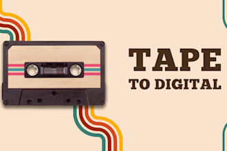 transfer your audio cassettes to digital