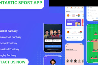 develop fantasy sport app, crypto sport app, tournament app, bet app fantasy