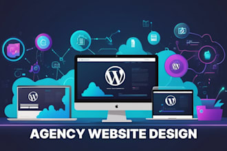 design a professional agency, staffing website in wordpress