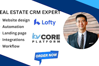 setup lofty CRM boldtrail kvcore and kv core CRM