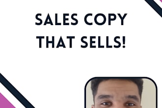 write high converting sales copy for websites, landing pages, and ads