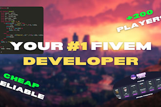 create custom scripts for your fivem server and optimize gameplay