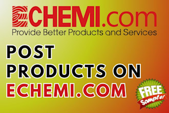 list product on echemi, posting echemi bulk products